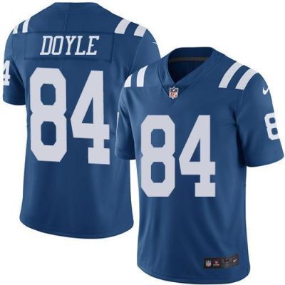 Nike Indianapolis Colts #84 Jack Doyle Royal Blue Stitched NFL Limited Rush Jersey