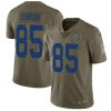 Nike Indianapolis Colts #85 Eric Ebron Olive Stitched NFL Limited 2017 Salute To Service Jersey