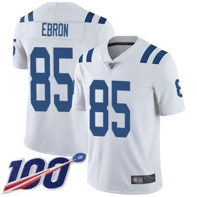 Nike Indianapolis Colts #85 Eric Ebron White Stitched NFL 100th Season Vapor Limited Jersey