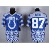 Nike Indianapolis Colts #87 Reggie Wayne Royal Blue Stitched NFL Elite Noble Fashion Jersey