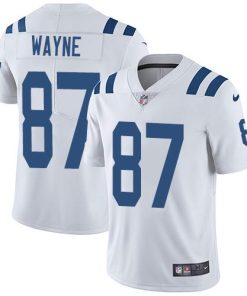 Nike Indianapolis Colts #87 Reggie Wayne White Stitched NFL Vapor Untouchable Limited Jersey