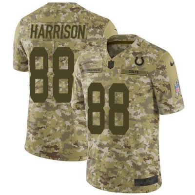 Nike Indianapolis Colts #88 Marvin Harrison Camo Stitched NFL Limited 2018 Salute To Service Jersey