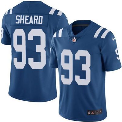 Nike Indianapolis Colts #93 Jabaal Sheard Royal Blue Team Color Stitched NFL Vapor Untouchable Limited Jersey