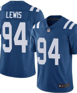 Nike Indianapolis Colts #94 Tyquan Lewis Royal Blue Team Color Stitched NFL Vapor Untouchable Limited Jersey