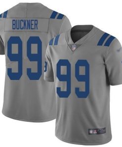 Nike Indianapolis Colts #99 DeForest Buckner Gray Stitched NFL Limited Inverted Legend Jersey