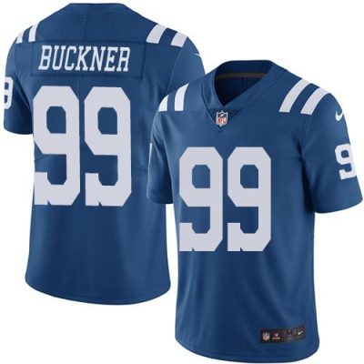 Nike Indianapolis Colts #99 DeForest Buckner Royal Blue Stitched NFL Limited Rush Jersey