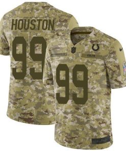 Nike Indianapolis Colts #99 Justin Houston Camo Stitched NFL Limited 2018 Salute To Service Jersey