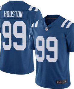 Nike Indianapolis Colts #99 Justin Houston Royal Blue Team Color Stitched NFL Vapor Untouchable Limited Jersey