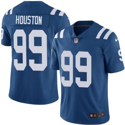 Nike Indianapolis Colts #99 Justin Houston Royal Blue Team Color Stitched NFL Vapor Untouchable Limited Jersey