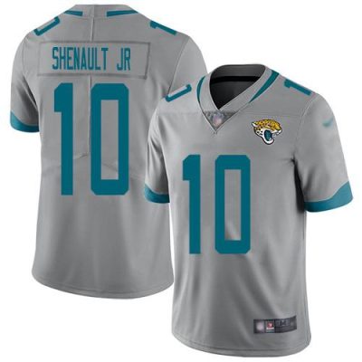 Nike Jacksonville Jaguars #10 Laviska Shenault Jr. Silver Stitched NFL Limited Inverted Legend Jersey