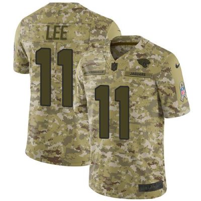 Nike Jacksonville Jaguars #11 Marqise Lee Camo Stitched NFL Limited 2018 Salute To Service Jersey