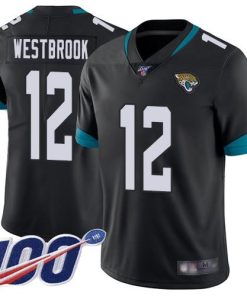 Nike Jacksonville Jaguars #12 Dede Westbrook Black Team Color Stitched NFL 100th Season Vapor Limited Jersey