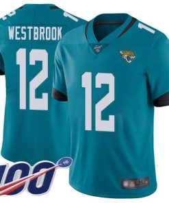 Nike Jacksonville Jaguars #12 Dede Westbrook Teal Green Alternate Stitched NFL 100th Season Vapor Limited Jersey