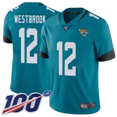 Nike Jacksonville Jaguars #12 Dede Westbrook Teal Green Alternate Stitched NFL 100th Season Vapor Limited Jersey