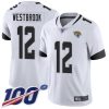 Nike Jacksonville Jaguars #12 Dede Westbrook White Stitched NFL 100th Season Vapor Limited Jersey