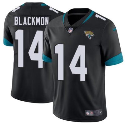Nike Jacksonville Jaguars #14 Justin Blackmon Black Team Color Stitched NFL Vapor Untouchable Limited Jersey