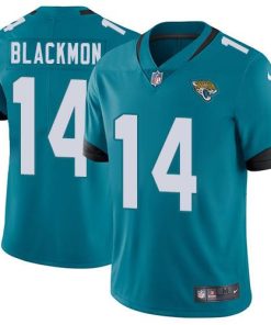 Nike Jacksonville Jaguars #14 Justin Blackmon Teal Green Alternate Stitched NFL Vapor Untouchable Limited Jersey