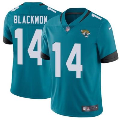 Nike Jacksonville Jaguars #14 Justin Blackmon Teal Green Alternate Stitched NFL Vapor Untouchable Limited Jersey