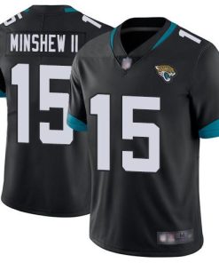 Nike Jacksonville Jaguars #15 Gardner Minshew II Black Team Color Stitched NFL Vapor Untouchable Limited Jersey