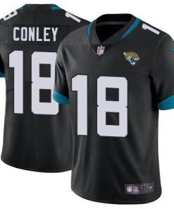 Nike Jacksonville Jaguars #18 Chris Conley Black Team Color Stitched NFL Vapor Untouchable Limited Jersey