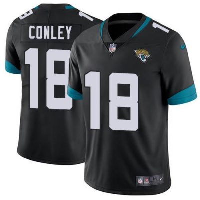Nike Jacksonville Jaguars #18 Chris Conley Black Team Color Stitched NFL Vapor Untouchable Limited Jersey
