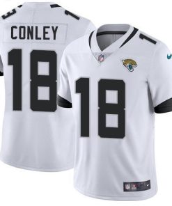 Nike Jacksonville Jaguars #18 Chris Conley White Stitched NFL Vapor Untouchable Limited Jersey