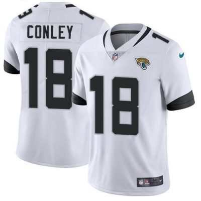 Nike Jacksonville Jaguars #18 Chris Conley White Stitched NFL Vapor Untouchable Limited Jersey