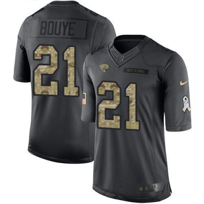Nike Jacksonville Jaguars #21 A.J. Bouye Black Stitched NFL Limited 2016 Salute To Service Jersey