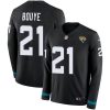 Nike Jacksonville Jaguars #21 A.J. Bouye Black Team Color Stitched NFL Limited Therma Long Sleeve Jersey