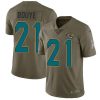 Nike Jacksonville Jaguars #21 A.J. Bouye Olive Stitched NFL Limited 2017 Salute To Service Jersey