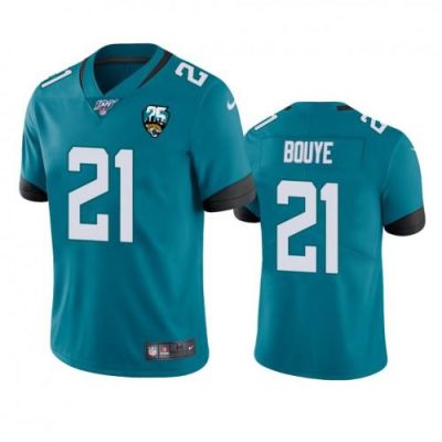 Nike Jacksonville Jaguars #21 A.J. Bouye Teal 25th Anniversary Vapor Limited Stitched NFL 100th Season Jersey