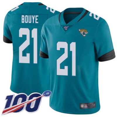 Nike Jacksonville Jaguars #21 A.J. Bouye Teal Green Alternate Stitched NFL 100th Season Vapor Limited Jersey