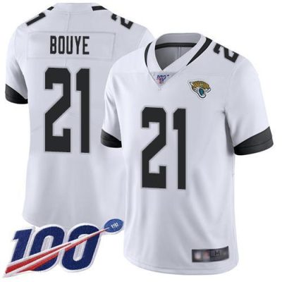 Nike Jacksonville Jaguars #21 A.J. Bouye White Stitched NFL 100th Season Vapor Limited Jersey