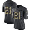 Nike Jacksonville Jaguars #21 C.J. Henderson Black Stitched NFL Limited 2016 Salute to Service Jersey