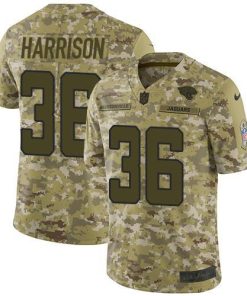 Nike Jacksonville Jaguars #36 Ronnie Harrison Camo Stitched NFL Limited 2018 Salute To Service Jersey