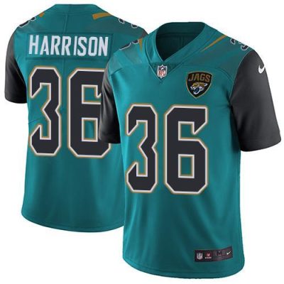 Nike Jacksonville Jaguars #36 Ronnie Harrison Teal Green Alternate Stitched NFL Vapor Untouchable Limited Jersey