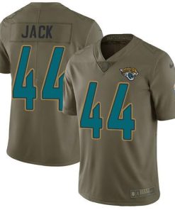Nike Jacksonville Jaguars #44 Myles Jack Olive Stitched NFL Limited 2017 Salute to Service Jersey