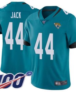 Nike Jacksonville Jaguars #44 Myles Jack Teal Green Alternate Stitched NFL 100th Season Vapor Limited Jersey