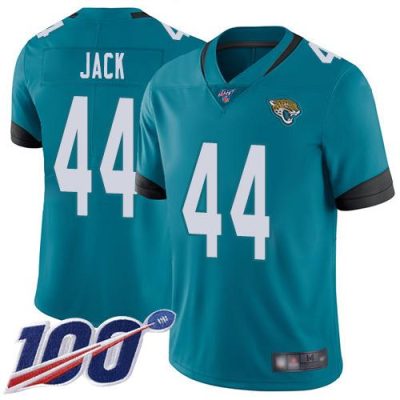 Nike Jacksonville Jaguars #44 Myles Jack Teal Green Alternate Stitched NFL 100th Season Vapor Limited Jersey