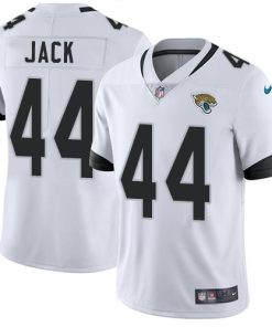 Nike Jacksonville Jaguars #44 Myles Jack White Stitched NFL Vapor Untouchable Limited Jersey