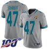 Nike Jacksonville Jaguars #47 Joe Schobert Silver Stitched NFL Limited Inverted Legend 100th Season Jersey