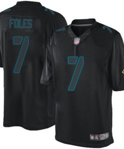 Nike Jacksonville Jaguars #7 Nick Foles Black Stitched NFL Impact Limited Jersey