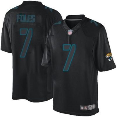 Nike Jacksonville Jaguars #7 Nick Foles Black Stitched NFL Impact Limited Jersey