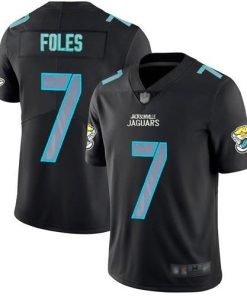 Nike Jacksonville Jaguars #7 Nick Foles Black Stitched NFL Limited Rush Impact Jersey