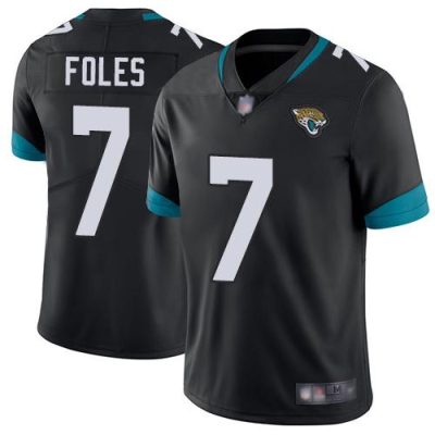 Nike Jacksonville Jaguars #7 Nick Foles Black Team Color Stitched NFL Vapor Untouchable Limited Jersey