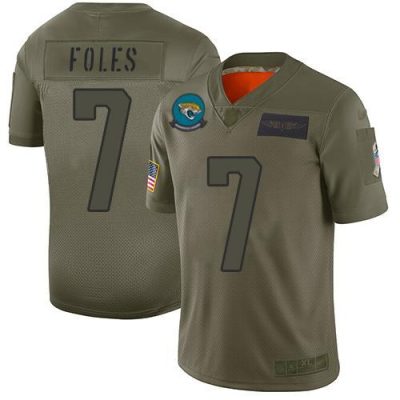 Nike Jacksonville Jaguars #7 Nick Foles Camo Stitched NFL Limited 2019 Salute To Service Jersey