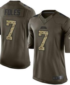 Nike Jacksonville Jaguars #7 Nick Foles Green Stitched NFL Limited 2015 Salute to Service Jersey