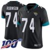 Nike Jacksonville Jaguars #74 Cam Robinson Black Team Color Stitched NFL 100th Season Vapor Limited Jersey