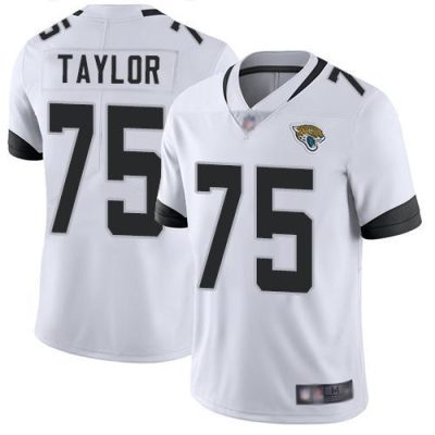Nike Jacksonville Jaguars #75 Jawaan Taylor White Stitched NFL Vapor Untouchable Limited Jersey