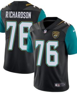 Nike Jacksonville Jaguars #76 Will Richardson Black Team Color Stitched NFL Vapor Untouchable Limited Jersey